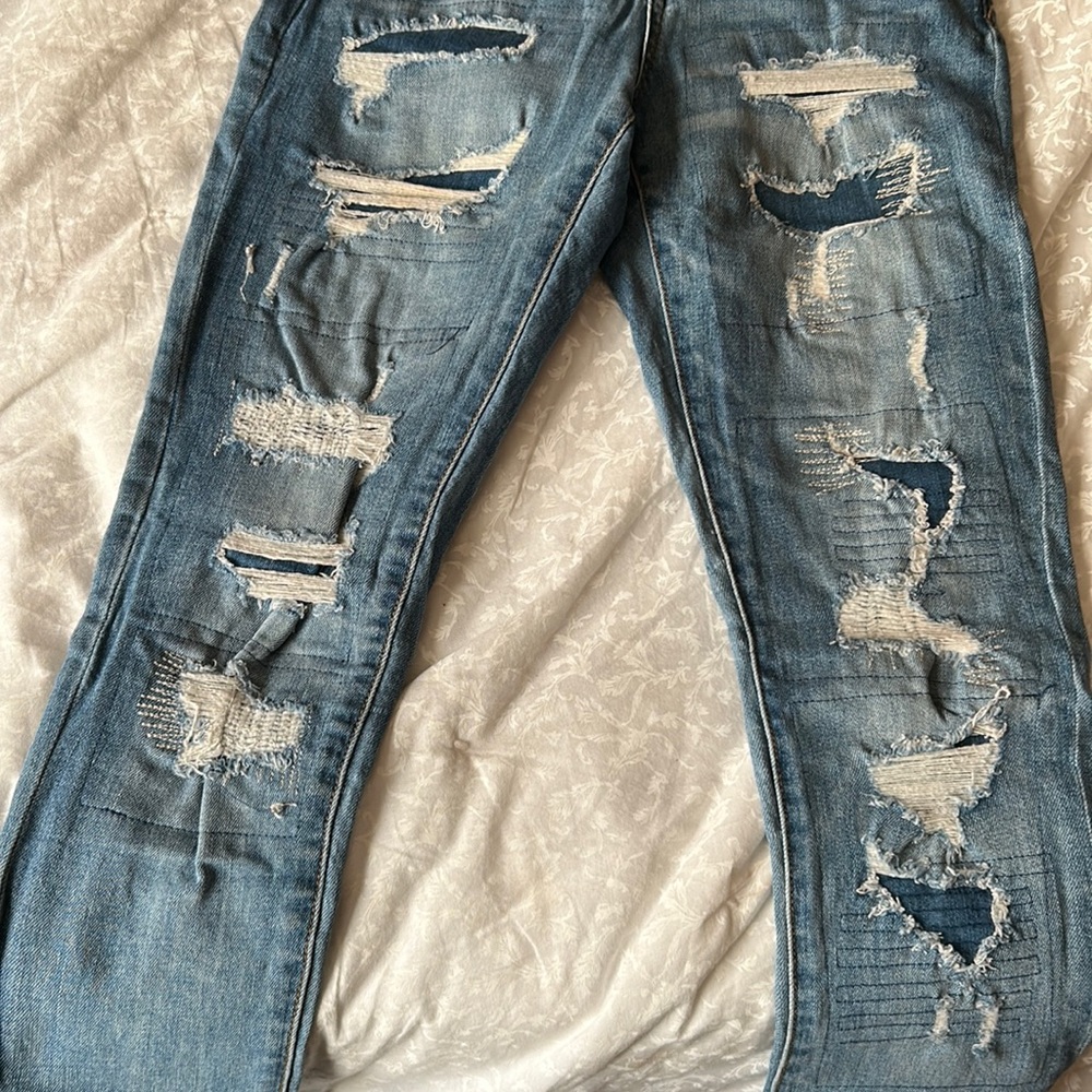 Vervet patched jeans size 25